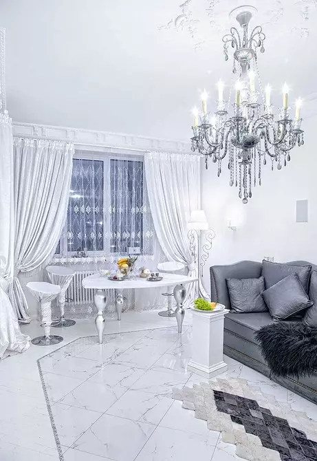 Interiores em branco: 18 ideias para pequenos apartamentos 11553_129