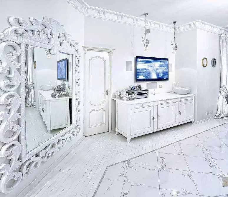 I-Interiors in White: Imibono engu-18 yamafulethi amancane 11553_134