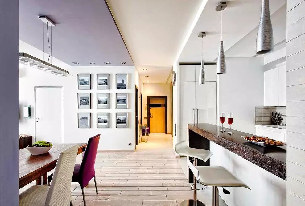 Interiores em branco: 18 ideias para pequenos apartamentos 11553_46