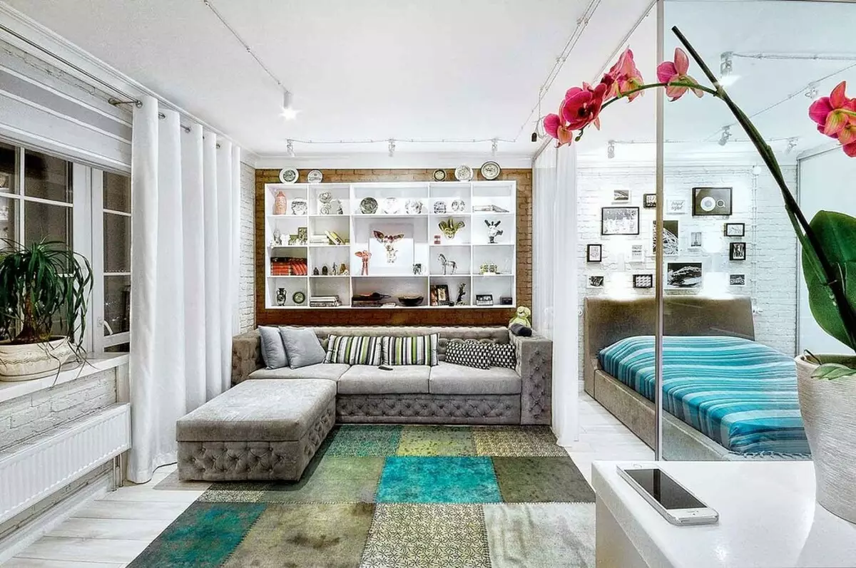 Interiores en branco: 18 ideas para pequenos apartamentos 11553_56