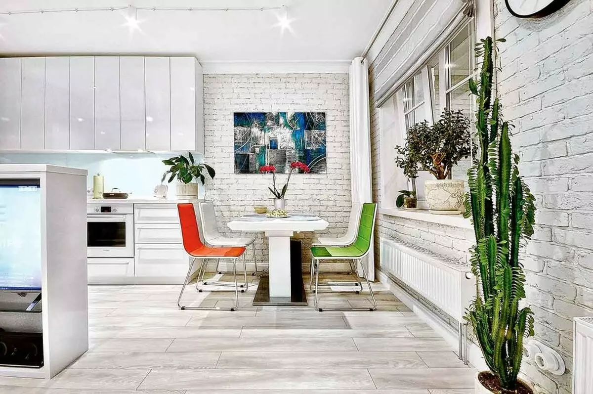 Interiores en branco: 18 ideas para pequenos apartamentos 11553_60