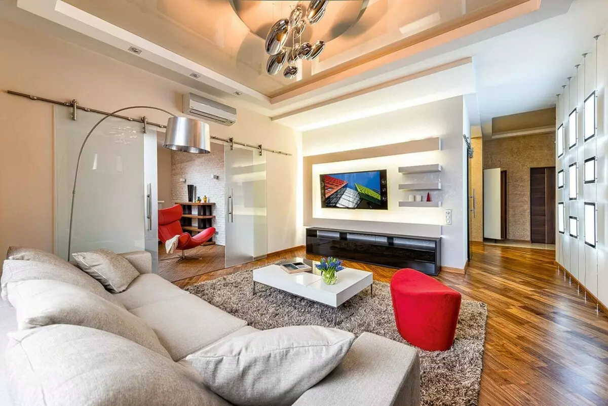 Interiors in White: 18 Syniadau ar gyfer Apartments Bach 11553_69