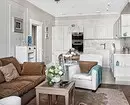 Interiors in White: 18 Syniadau ar gyfer Apartments Bach 11553_75