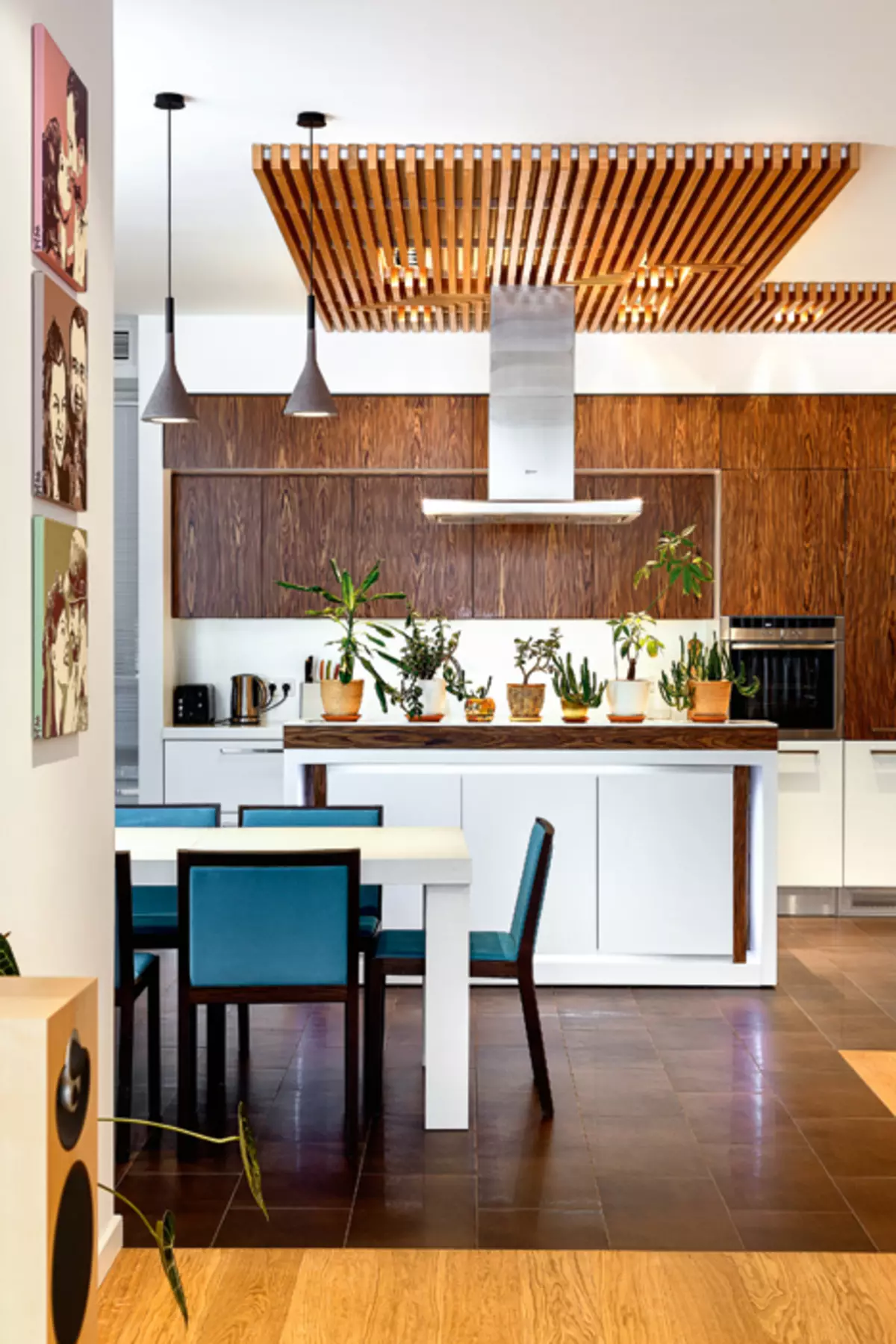 Elemente de stil ecologic în diferite facilități ale apartamentului: 20 idei (foto)