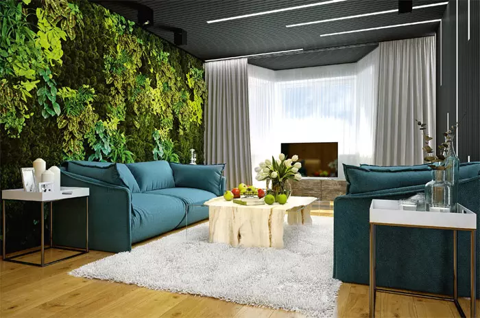 Eco stílusú elemek az apartman különböző létesítményeiben: 20 ötlet (fotó)