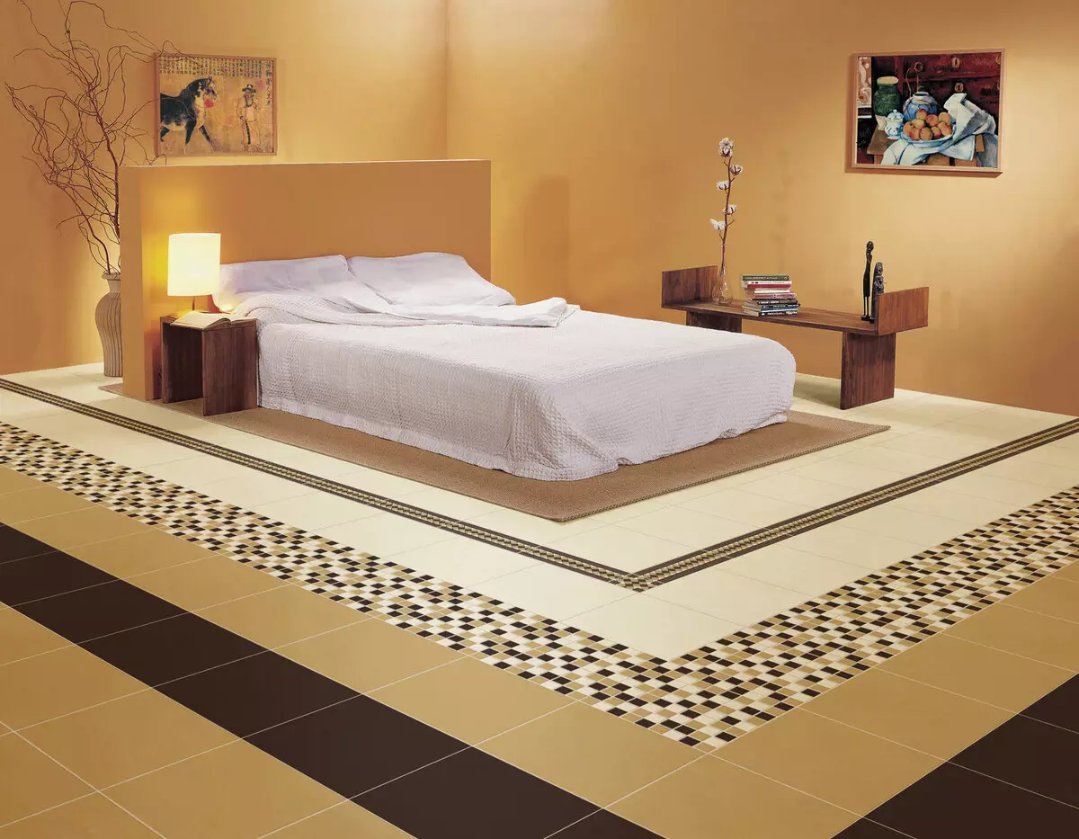 5间客房，陶瓷“地毯”是合适的（照片）