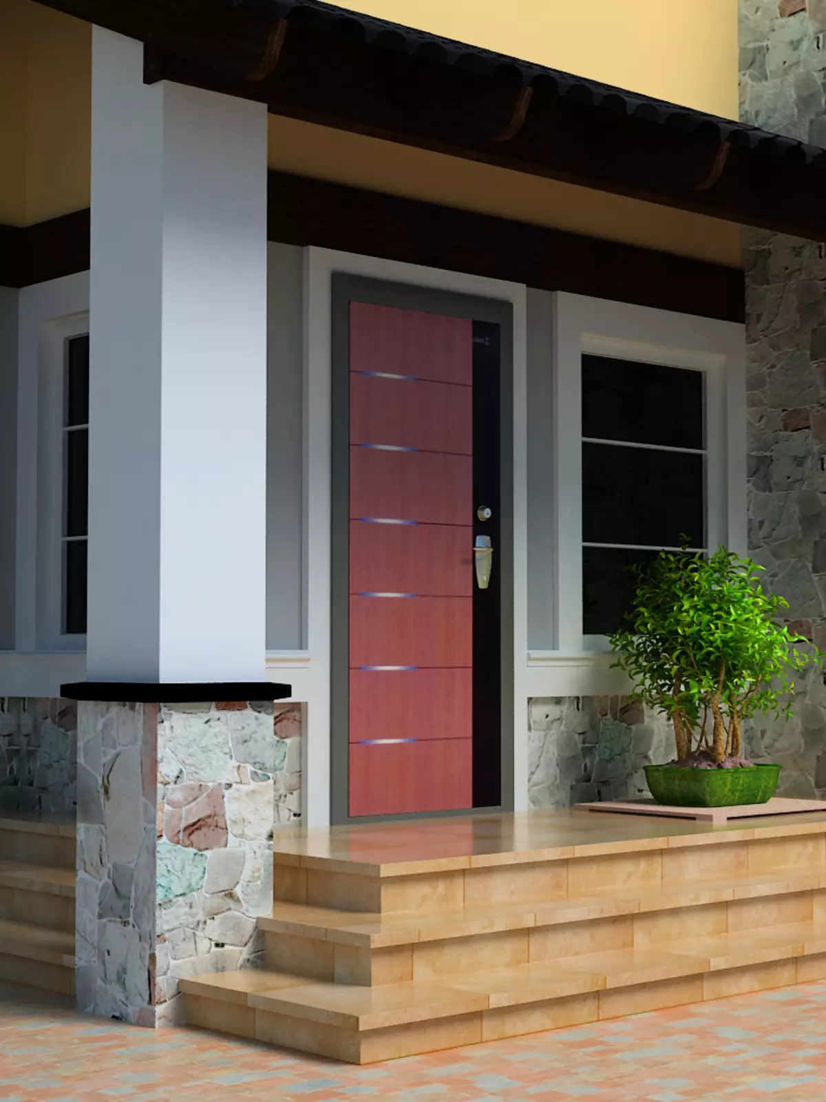 Entrance door for a country house: 5 selection criteria