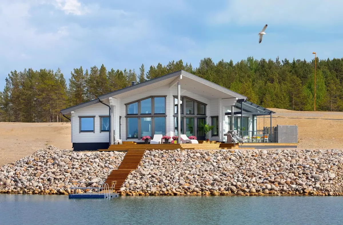 Huis op die baai: Finse konstruksie tegnologie