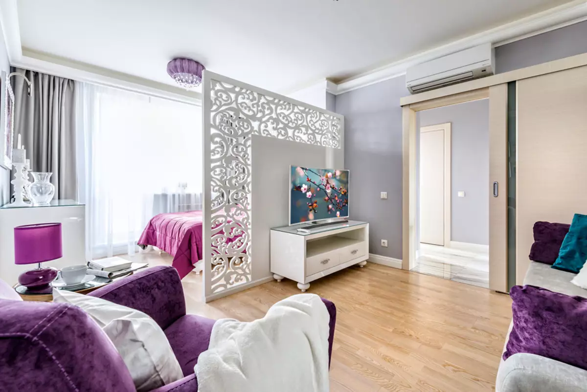 Unutrašnjost studio apartmana u stilu fuzije