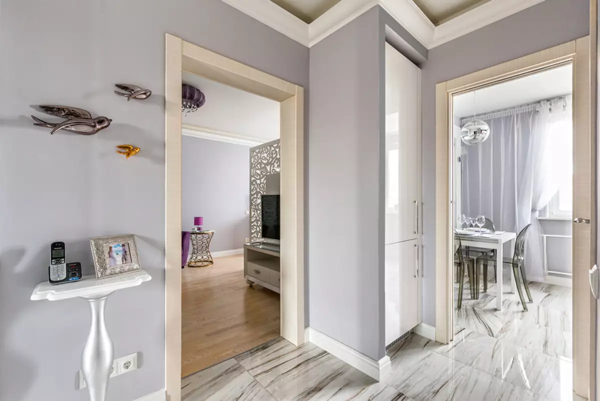 Unutrašnjost studio apartmana u stilu fuzije