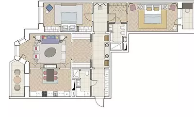Apartment in New Bangunan: Campuran Klasik lan Desain Modern 11681_11