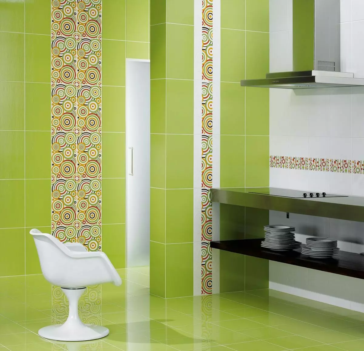 I-Deramic Decor: Imizekelo eli-10 ye-tile ejongene nayo