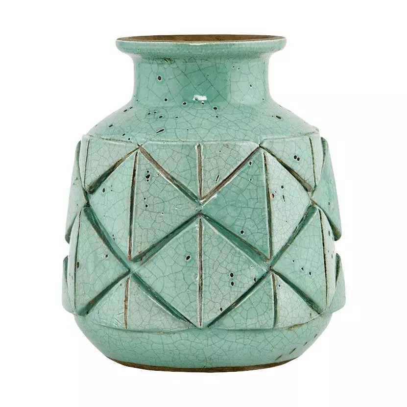 Dekorative glas og keramik vaser