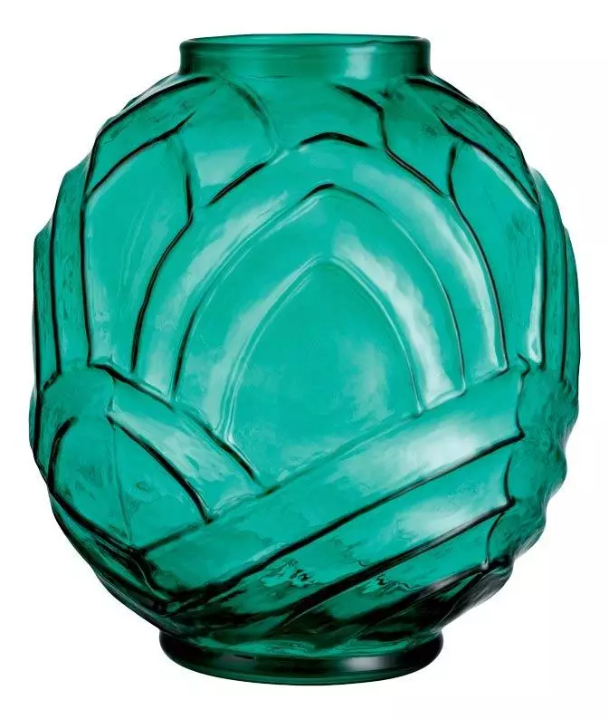 装飾ガラスとセラミックス花瓶