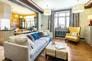 Apartamento con sorpresa: motivos retro y enfoque creativo. 11723_1