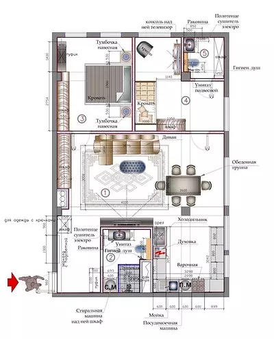 Appartement confortable avec deux chambres à coucher à Esto-Sedka 1175_67