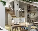 Apartment nga adunay usa ka attic sa espiritu sa Scandinavian aesthetics 11772_7