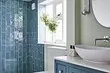 For inspiration: 8 creative ideas for using tiles in the bathroom