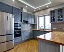 Apa fasad untuk dapur lebih baik: ikhtisar 10 bahan populer 11904_16