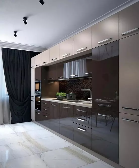 Quais fachadas para a cozinha são melhores: visão geral 10 materiais populares 11904_78
