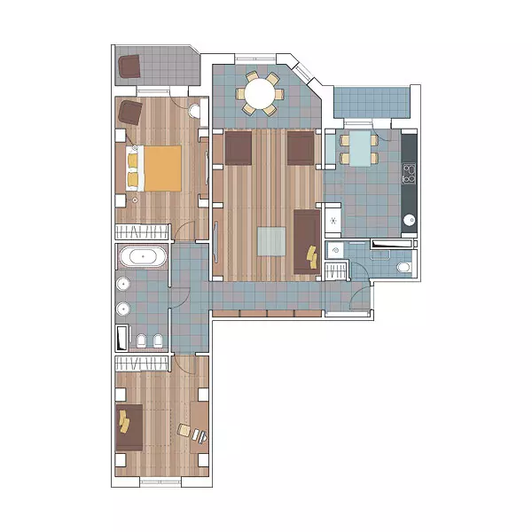 MPSM面板房屋公寓的五个设计项目