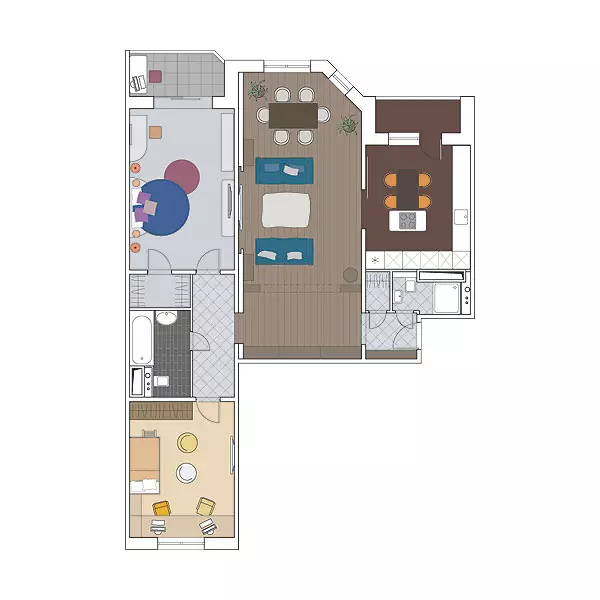 Amaphrojekthi amahlanu e-Design of Apartments endlini yePPSM PANEL