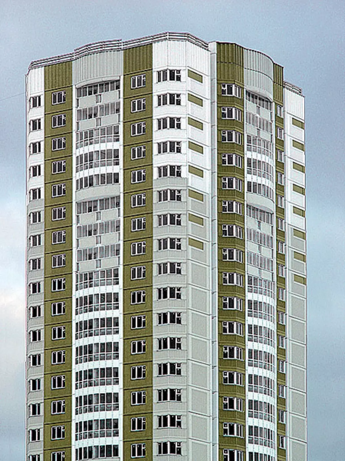 Design amaphrojekthi ezindlu e-House-tower of the Series Copet-m 