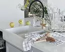 所有關於廚房的陶瓷水槽：優點，缺點，物種和選擇規則 12830_11