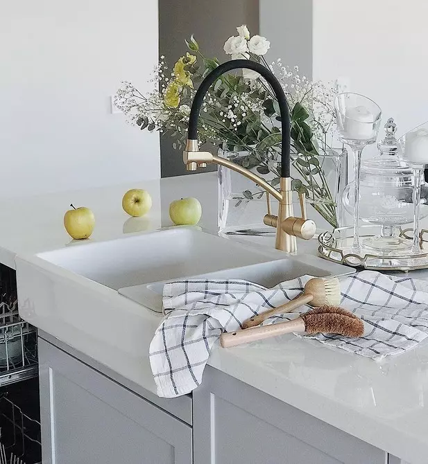 All about ceramic sink for the kitchen: pros, cons, species and rules of choice 12830_14