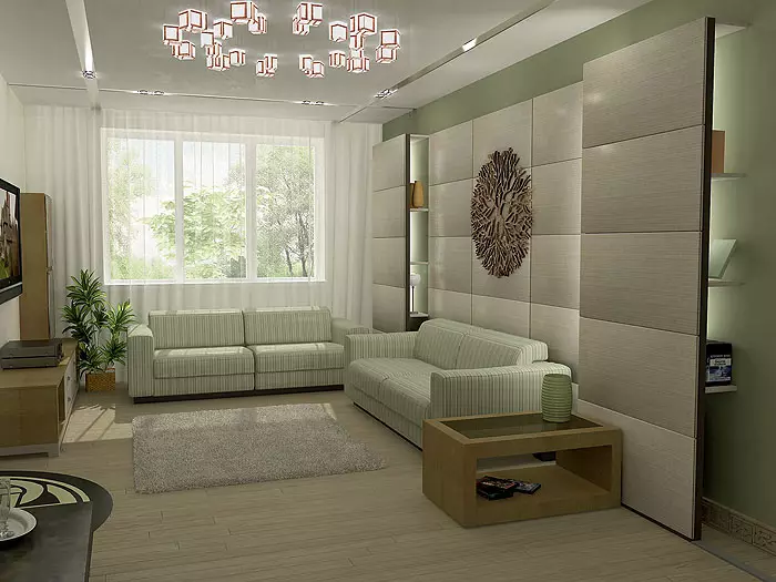 Patru proiecte de proiectare de apartamente în casa de panou P-3M