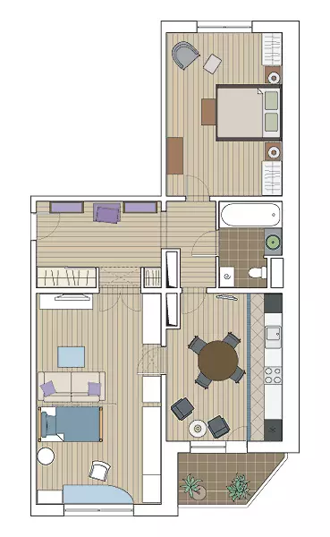 ห้าโครงการออกแบบของอพาร์ทเมนท์ในบ้านแผง TM-25