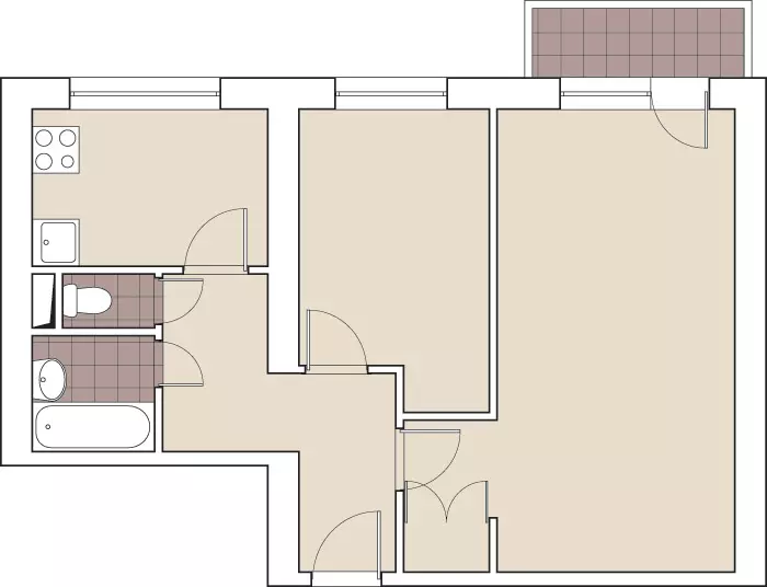 Fyra designprojekt lägenheter i tornet serie och -209a