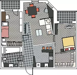 Fire Design Project Apartments i P-55M Panel House