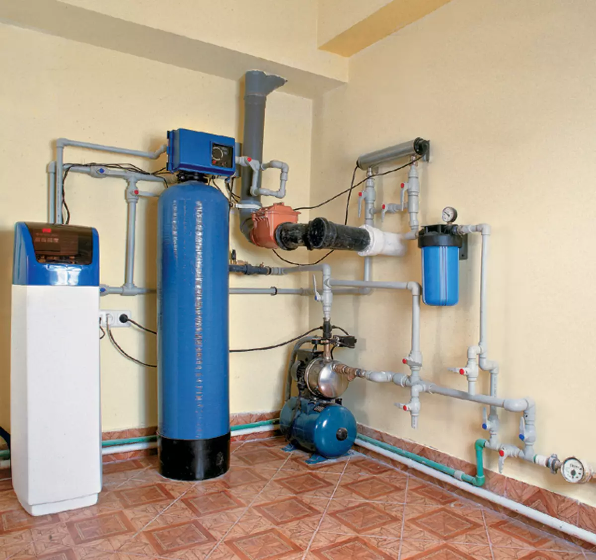 Монтаж водоподготовки. Водоснабжение в частном доме. Система водоснабжения частного дома. Монтаж водоснабжения. Водопровод в частном доме.