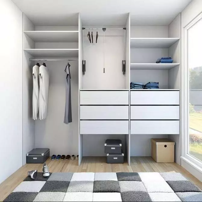 6 Opțiuni pentru aranjarea dulapului într-un apartament mic 1331_23