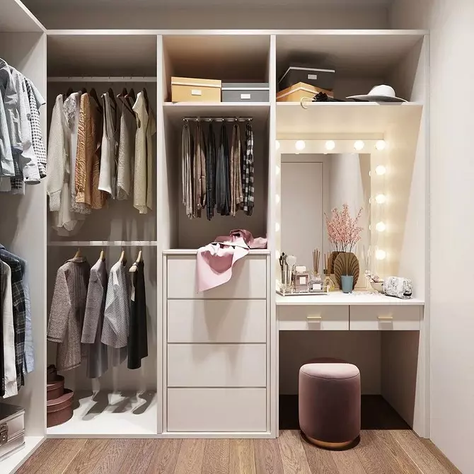 6 Pilihan untuk mengatur almari pakaian di sebuah apartmen kecil 1331_41