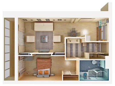 Limang disenyo ng mga proyekto ng mga apartment sa H-700A panel house