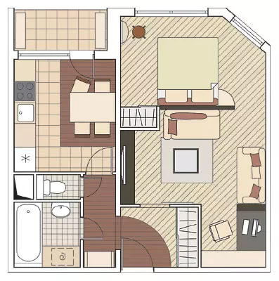 SP-46S面板房屋的公寓五个设计项目