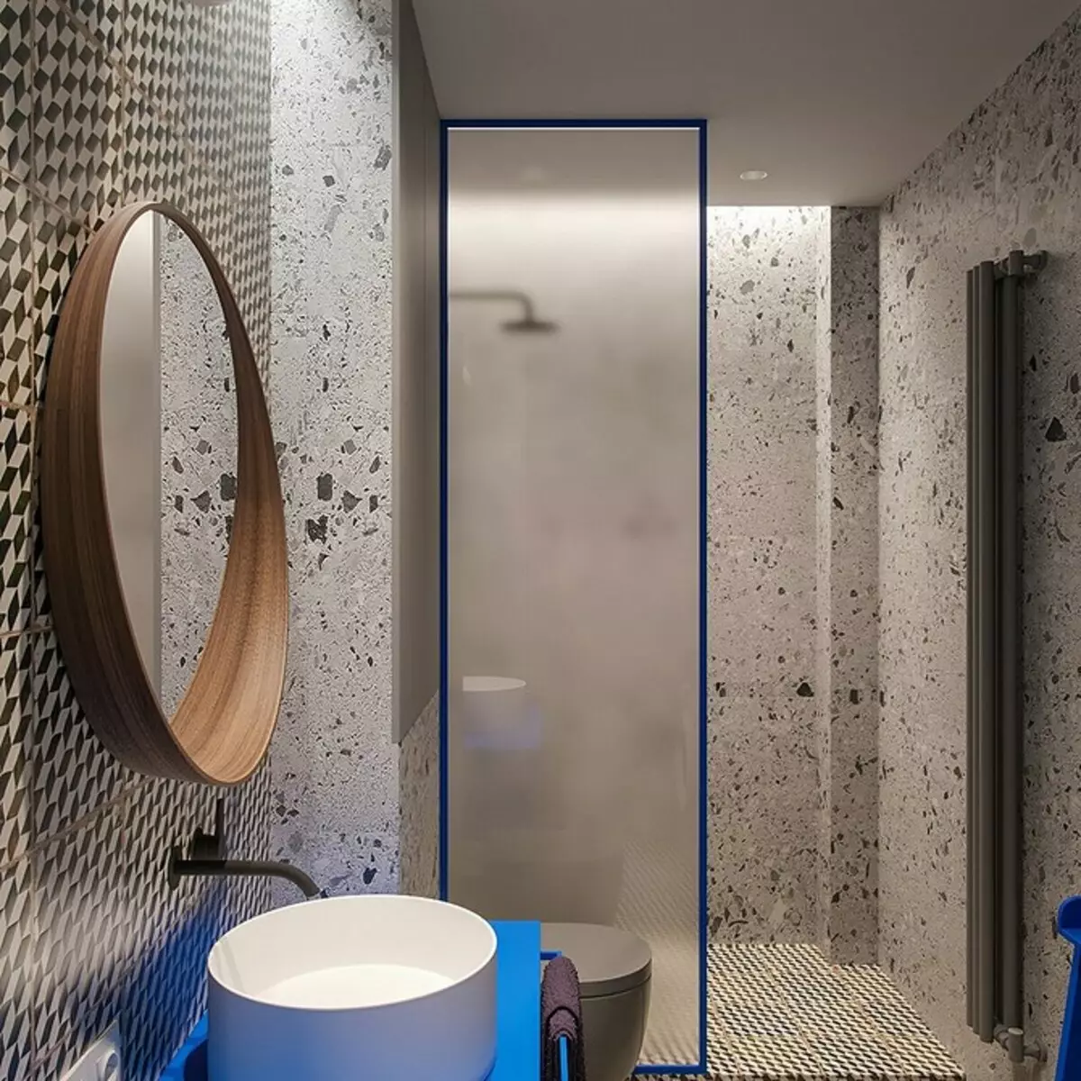 如何在浴室，厨房和走廊的内部使用Tilezzo瓷砖（44张） 13410_31