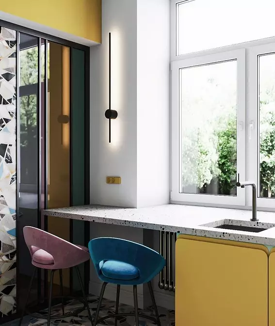Cómo usar el azulejo de Tilezzo en el interior del baño, la cocina y el pasillo (44 fotos) 13410_57