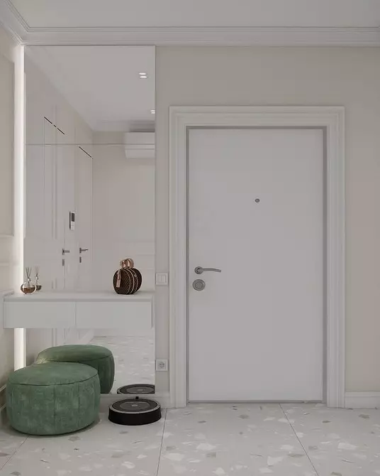 बाथरूम, स्वयंपाकघर आणि हॉलवे (44 फोटो) मध्ये टाइलझो टाइल कसे वापरावे 13410_76