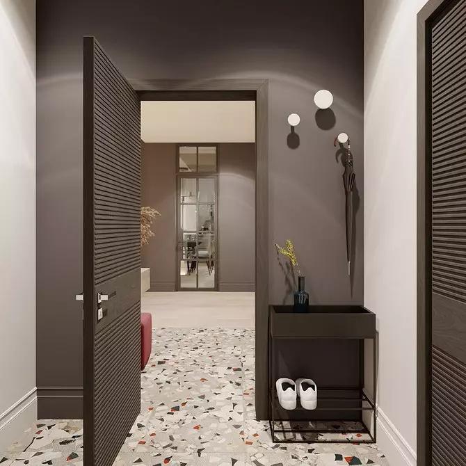बाथरूम, स्वयंपाकघर आणि हॉलवे (44 फोटो) मध्ये टाइलझो टाइल कसे वापरावे 13410_83