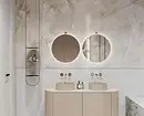 Πώς να χρησιμοποιήσετε το κεραμίδι Tilezzo στο εσωτερικό του μπάνιου, κουζίνα και διάδρομο (44 φωτογραφίες) 13410_90