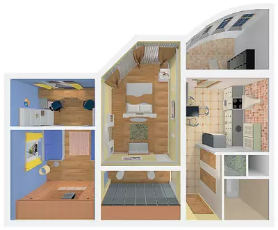 Cinco proxectos de deseño de vivendas na casa da vela Copet-M