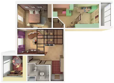 Öt design apartmanok a kopy-m vitorla házában