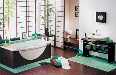 Vannas istabas interjers: skaists, praktisks, ērts