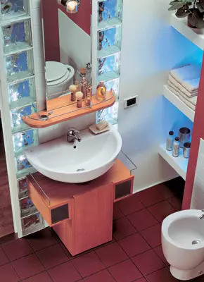 Unutrašnjost kupaonica: lijepa, praktična, udobna