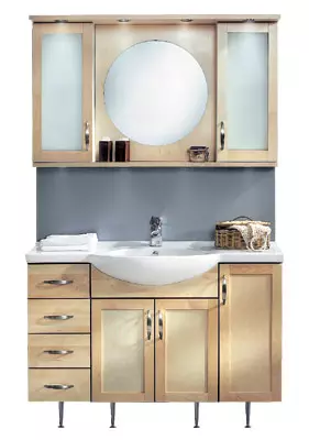 Fürdőszoba belseje: Gyönyörű, praktikus, kényelmes