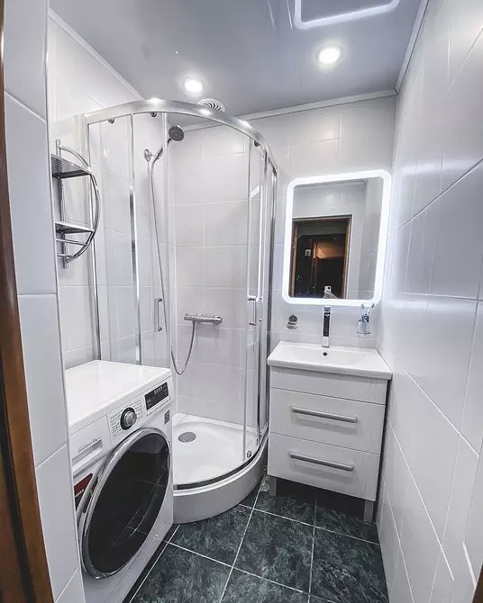 Tuvaletsiz küçük banyo tasarımı (52 fotoğraf) 1368_53