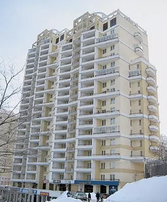 Ett roms leilighet med et totalt areal på 89,3 m 2.